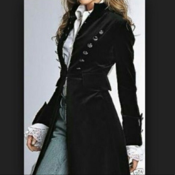 long velvet jackets